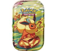 JCC Pokémon : Mini-boîte de Collection Flareon de l'expansion Scarlet et Violetto - Évolutions Prismatiques (Deux enveloppes d'expansion et Une pièce)