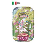 JCC Pokémon : Mini-boîte de Collection Sylveon de l'expansion Scarlet et Violetto - Évolutions Prismatiques (Deux enveloppes d'expansion et Une pièce)