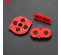 Jcd 1 Ensemble Pour Game Boy Document Gbc Console De Jeu Coque Boîtier Silicone Start Select Clavier Caoutchouc Conducteur Bouton A-B D-Sub - Type Red