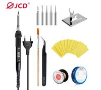JCD 60W/80W fer à souder électrique température réglable affichage numérique outils de réparation de soudage électronique avec fer à souder étain 80W 908S Set-2