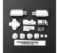 Jcd-Ensemble Complet De Boutons Croisés Pour Nintendo Ds Lite,Boutons De Console Ndsl,A,B,X,Y,Abxy,L,R,D-Pad - Type Silver