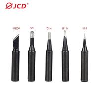 JCD - pointes de fer à souder en cuivre pur noir, 5 pièces/ensemble, 900M-T, outils de soudage sans plomb, accessoires de réparation Argent