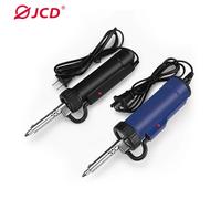 JCD - pompe à dessouder sous vide automatique, pistolet à dessouder électrique AC 110V/220V avec 3 pointes d'aspiration pour l'élimination des étagères et le soudage Black EU 220V