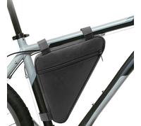 JchEnye 1 Piece Triangle Bike Bag, Bicycle Front Tube Frame Waterproof Bag (Black)