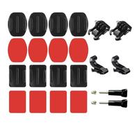 JchEnye 3M Helmet Stickers Flat Arc Stickers Adhesive Pad Holder Arc Accessory Compatible with GoPro Hero 13 12 11 10 Max 9 8 7 6 5 Session DJI Osmo Action Camera (14 in 1)