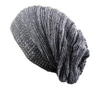 JchEnye Bonnet Slouchy Acrylique Unisexe,Chaud & Confortable pour Automne & Hiver, Bonnet Casual Streetwear
