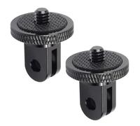 JchEnye Jeu de 2 adaptateurs trépied 1/4" - Universel pour GoPro, Insta360, Sony, SJCAM, Xiaomi, etc. Compatible avec caméras d'action, Offre Montage Stable pour Vos captures.