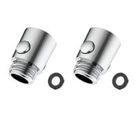 JchEnye Valve d'arrêt de 2 pièces, limiteur de débit de douche, soupape d'arrêt de pomme de douche, soupape de contrôle de débit de pomme de douche à main