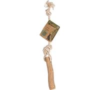 JCHIEN Bois Java BÂTON + Corde DE Traction Brun S