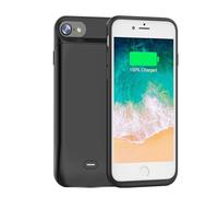 JCK Coque Batterie pour iPhone SE 2022/SE 2020/8/7/6/6s (4.7 Pouces) 6600mAh Rechargeable - Power Bank Chargeur Portable Étui Housse de Secours Coques d'Alimentation