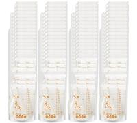 JCKD 40pcs sac de stockage du lait maternel, sac réfrigéré pour le lait maternel sac de congélation du lait 250ml sac de stockage frais étanche avec sac de lait maternel à double fermeture à glissière