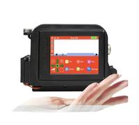 JCKJWL 30 Langues 12.7/25.4mm Mini imprimante Portable imprimante QR Code à Barres Date Logo Date d'expiration imprimante à Jet d'encre Portable Impression multiformat(Without ink-12.7mm-B)