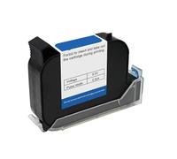 JCKJWL Cartouche d'encre for imprimante à Jet d'encre Thermique, 12.7/25.4mm, séchage Rapide, Noir, Rouge, Jaune, Bleu, Vert, Encre à solvant imperméable Impression multiformat(White,25.4mm)