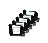 JCKJWL Cartouche d'imprimante à Jet d'encre Portable en Ligne, Niveau A, séchage Rapide, Noir, Niveau B, 12.7mm, pièces Originales for Bureau Impression multiformat(5PCS)