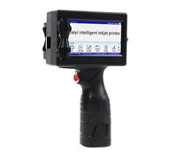 JCKJWL Imprimante à Jet d'encre de 25,4 mm for Date, numéro, Logo, Texte, Code-Barres, Code QR, Machine portative Impression multiformat(25.4mm-with 1 Ink)