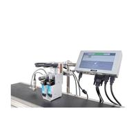 JCKJWL Imprimante à Jet d'encre Industrielle Haute résolution 25.4/50.8mm, avec écran Couleur de 7 Pouces, for Date d'expiration, numéro et Logo Codage Multifonctionnel (One 25.4 Head 1 Ink)