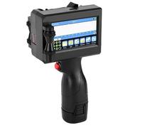 JCKJWL Imprimante à Jet d'encre Portable 12,7 mm for Texte, Code-Barres, numéro de lot, Logo, Date d'expiration, Machine de Codage d'étiquettes Non cryptée Impression multiformat(Non Cartridge)