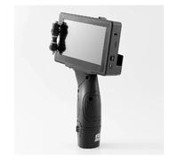 JCKJWL Imprimante à Jet d'encre portative, 25.4mm, Code de lot à Barres, Date Variable, numéro, Date d'expiration, étiquette, Portable Impression multiformat(1 Set Without Ink)