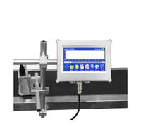 JCKJWL Imprimante à Jet d'encre Thermique en Ligne, 12.7MM/25.4MM, for Codes-Barres QR, Date Variable, Date d'expiration, numéro, Logo 600PDI Codage Multifonctionnel (25.4mm)