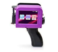 JCKJWL Imprimante d'étiquettes à Jet d'encre Portable, Code QR, Logo, Date, Texte, équipement d'impression Intelligent, métal, Plastique Impression multiformat(Printer - 3 Ink)