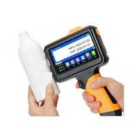 JCKJWL Imprimante multilingue E19 12,7 mm, Code-Barres, Texte, numéro de lot, Logo, Date, étiquette, codeur à Jet d'encre Thermique Portable Impression multiformat(with 1 Ink)