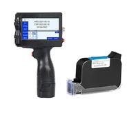 JCKJWL Imprimante portative Intelligente à Jet d'encre for étiquettes, Date de Production, Code QR, Prend en Charge Plusieurs Langues sans décoloration Impression multiformat(Printer-1 Ink)