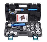 JCKJWL Kit d'outils hydrauliques for CVC for Tubes en cuivre : Outil d'expansion de Tubes en cuivre de 3/8" à 1-5/8" CT/VG-300A pour Plusieurs tuyaux(11 Heads)