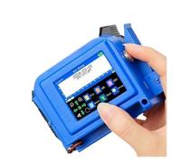 JCKJWL Mini-imprimante Portable à Jet d'encre, 12.7/25.4mm, Non chiffrée, Code-Barres QR, Image, Logo, Machine de Codage de Date Impression multiformat(12.7mm with 2 Ink)