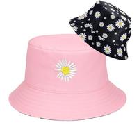 JClorix Bob Réversible Unisexe 100 % Coton - Grand Bord UV, Respirant & Léger, Coupe-Vent & Lavable - Bob Homme & Femme 56-58 cm