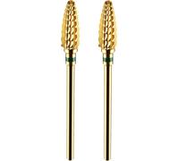 Jcmaster 2 Pcs Embout Ponceuse Ongles En Acier De Tungstène, Forets À Ongles Professionnels Manucure Pédicure Fraise À Ongles Pour Retirer Le Vernis/Gel Les Et Les Cuticules, 001c5