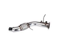 JCMLDN Echappement Pipe pour BMW E90 E91 E92 E93 330xd 325d 330d E60 E61 525d 530d 2004-2010 Acier Inoxydable Turbo Downpipe3 76mm M57N2 Downpipe Embout Échappement