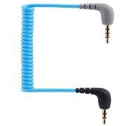 JCMOYUTY Adaptateur TRS vers TRRS pour DJI Mic 1/2/Mic1/Mic2/Rode Wireless GO II/ME/PRO Microphone vers iPhone, smartphone, tablettes 3,5 mm