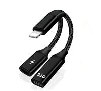 JCMOYUTY Câble adaptateur audio OTG pour micro récepteur sans fil Rode RX pour iPhone 14 13 12 11 avec câble de charge rapide USB C PD 27 W