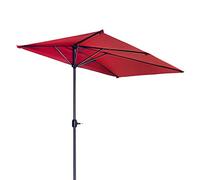 JCNAGXY 2.5 * 1.2M Garden Sun Parasol, Parasol, Easy to Assemble, Waterproof, with 5 Ribs, for Balcony, Dining Tables, Gardens, Patios, Decking, Umbrellas Sunscreen