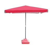 JCNAGXY 6.5 Ft Square Patio Beach Umbrella Sun Shelter, Portable Outside Market Umbrella for Outdoor Table Deck Garden Outdoor Parasols