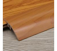 JCNAGXY Bénéfice de transition du sol en bois vers le carreau, auto-adhésif PVC Seuil en plastique réducteur descendre de 3/4 de pouce pour le sol en vinyle des étages inégaux, moulure de garniture de