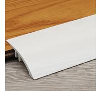 JCNAGXY Bénéfice de transition du sol en bois vers le carreau, auto-adhésif PVC Seuil en plastique réducteur descendre de 3/4 de pouce pour le sol en vinyle des étages inégaux, moulure de garniture de