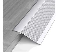 JCNAGXY Brasse de Transition de Porte, Plancher de Sol en Vinyle de Plancher inégal Rampe/réducteur pour la Porte extérieure intérieure, moulure de Garniture de Bord en métal imperméable sans