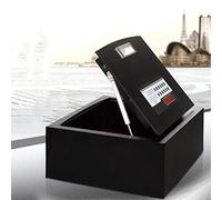 JCNAGXY Fireproof Waterproof All Steel Household Small Password Upside Down Open Hotel Room Hidden Wardrobe E