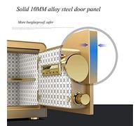 JCNAGXY Fireproof Waterproof Digital Security Cabinet Solid SteelSmall Electronic Depository Deadbolt Lock Wal