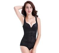 JCNAGXY Full Body Shaper Slim, Women Open Bust Bodysuit Tummy Control Hip Lift Summer High Waist Thigh Slim