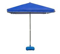 JCNAGXY Garden Parasol Sun Umbrella Patio 6.6ft Square Patio Umbrella with 20kg Base, Four Height Adjustable Windproof Outdoor Umbrella with Rust- Ribs for Commercial
