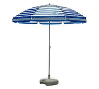 JCNAGXY Garden Parasol Sun Umbrella Patio Beach Patio Umbrella, 7.2 Feet Fishing Outdoor Umbrella with 8 Steel Wire Ribs, Easy to Operate, 78.7" Height, Oxford Cloth