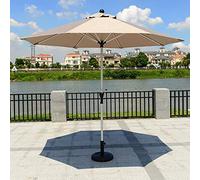 JCNAGXY Garden Parasol Sun Umbrella Patio Heavy-Duty Patio Umbrella 8.9ft Outdoors Umbrella with Crank Lift Handle, Thick Polyester Fabric, Sun Protection