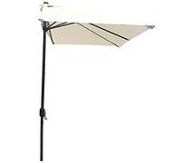 JCNAGXY Garden Patio Umbrella Corner Rectangle Patio Umbrella, Sun-Resistant Outdoor Balcony Beach Umbrellas, Water Park Parasol with Hand Crank, Easy to Set Up