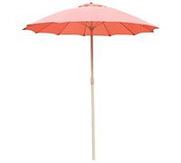 JCNAGXY Garden Patio Umbrella Pink Beach Metal Sun Umbrella, Portable Outdoor Sunscreen Umbrella for Lawn Patio Deck Outside, Non-Fading and Height Adjustable