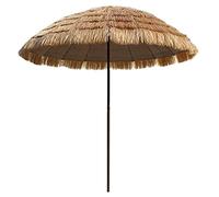 JCNAGXY Hawaii Beach Straw Parasol Umbrella, Outdoor Waterproof Sun Shade 250 CM Sun Umbrella, for Garden Pool Patio Umbrellas Round