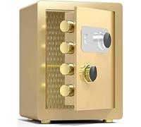 JCNAGXY,Home, Security Family Storage Hotel Financial Cash File Cabinet with Foot Pads (Color : Brown, Size : 40x36