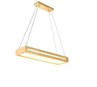 JCNAGXY Indoor Chandelier, Rustic LED Ceiling Hanging Lamp Contemporary Cord Wire Creative Personality Rectangular Pendant Light Study Room Dining Room Villa Art Accessories Chandeliers