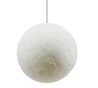 JCNAGXY Lampe Suspendue en Forme de Globe d'impression 3D, luminaire de Plafond pour Cuisine, îlot, Chambre à Coucher, Couloir, Bar, Salon, éclairage Suspendu, de Style Moderne, Lune 30 cm (12